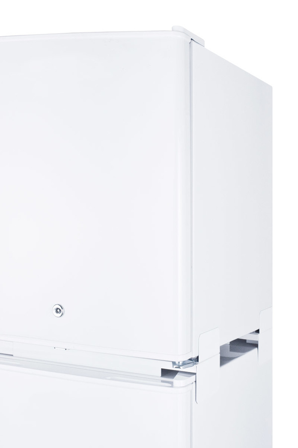 Stacking rack to combine virtually any two units less than 24